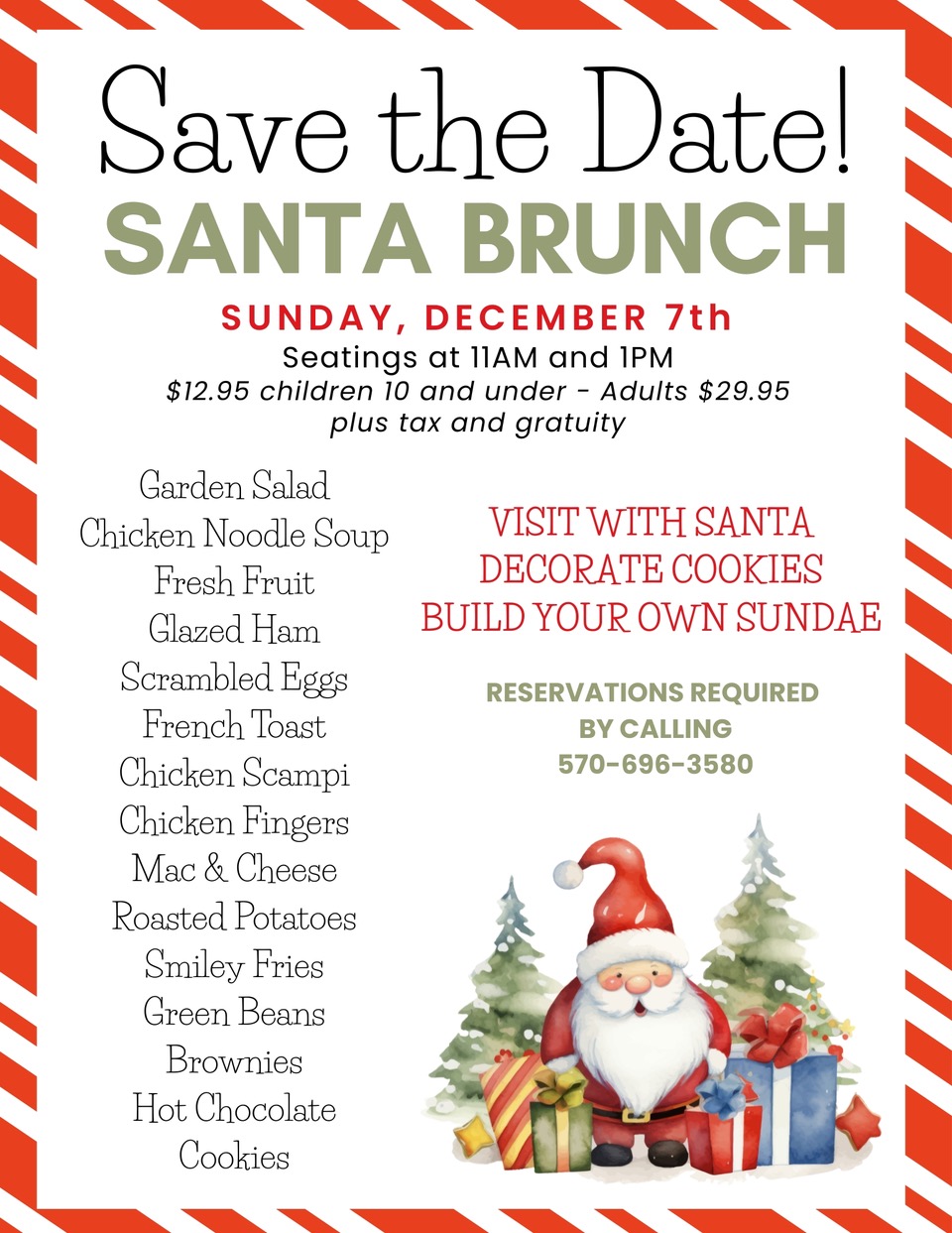 f&I santa brunch flyer